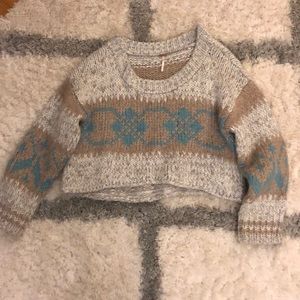 Free people cropped sweater
